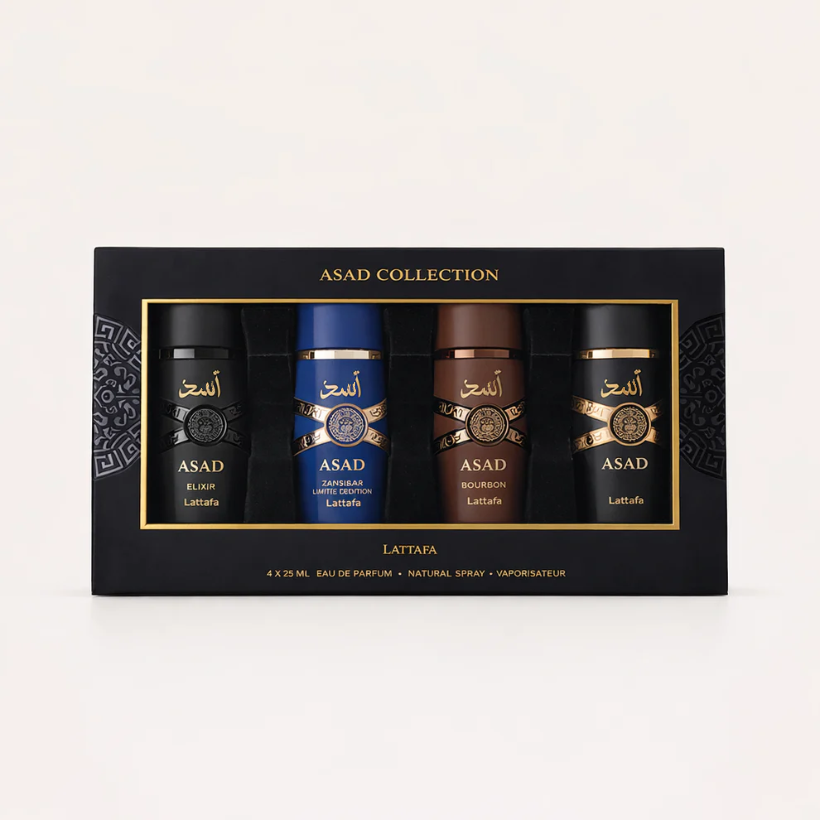 Lattafa Asad Collection 4P Set EDP 25ml Set